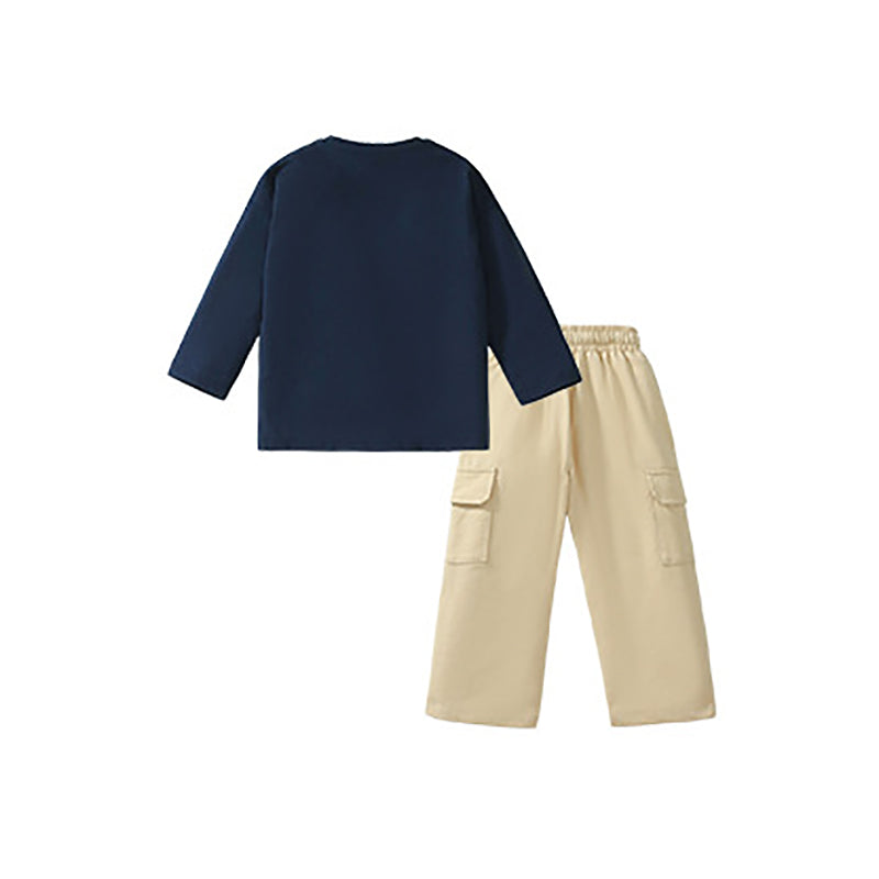 Boys Pure Cotton T-shirt with Trousers