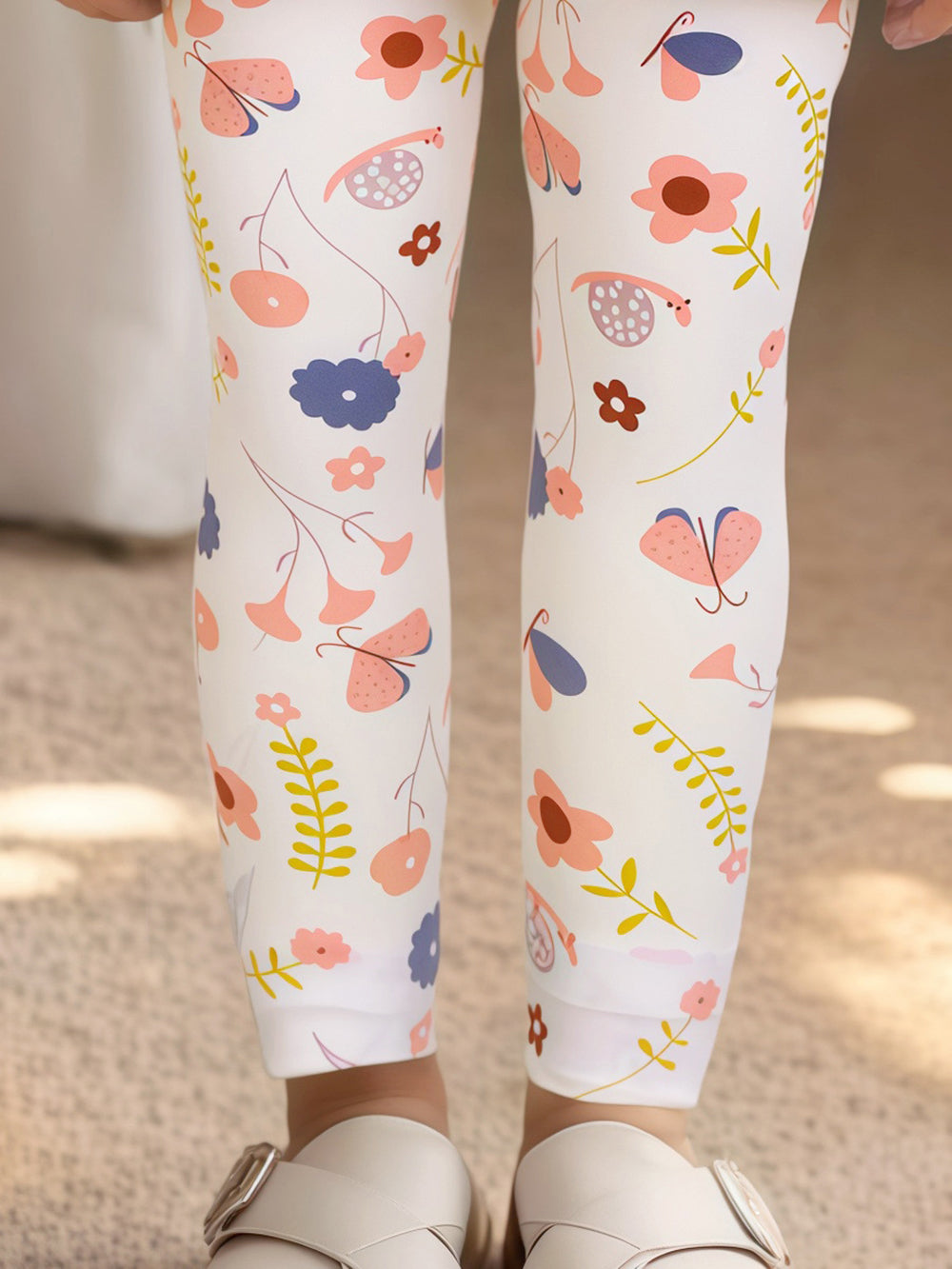Girls Printed Pure Cotton Top With Trouser