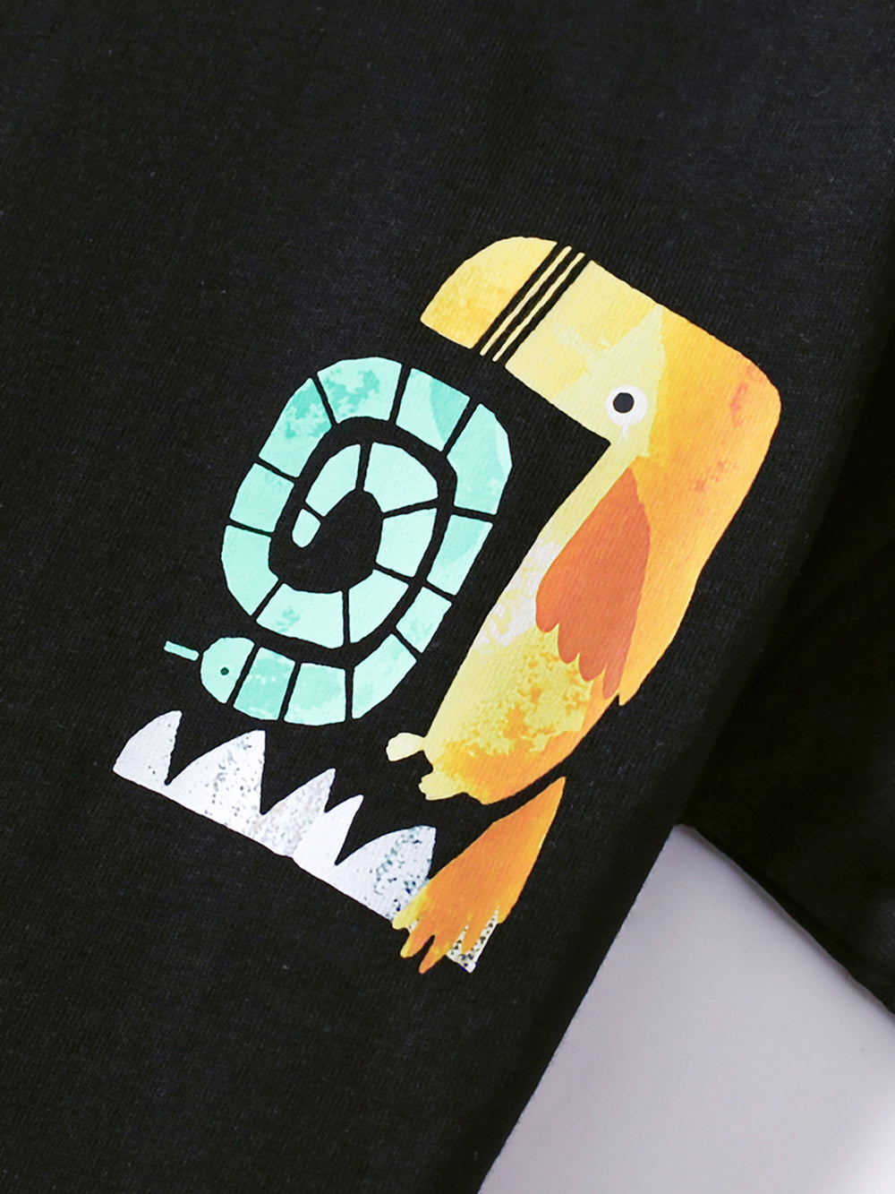 Boys Printed T-shirt With Shorts