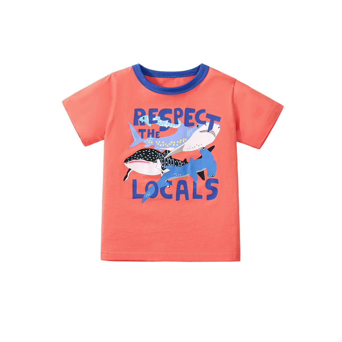 Boys Graphic Printed Round Neck Cotton T-shirt