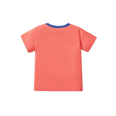 Boys Graphic Printed Round Neck Cotton T-shirt