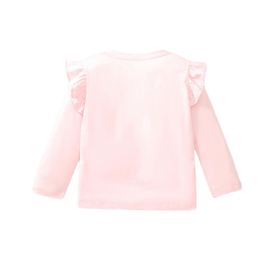 Round Neck Printed Cotton Top