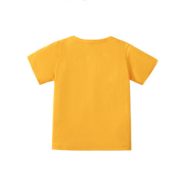 Boys Graphic Printed Round Neck Cotton T-shirt