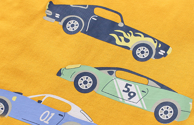 Boys Graphic Printed Round Neck Cotton T-shirt