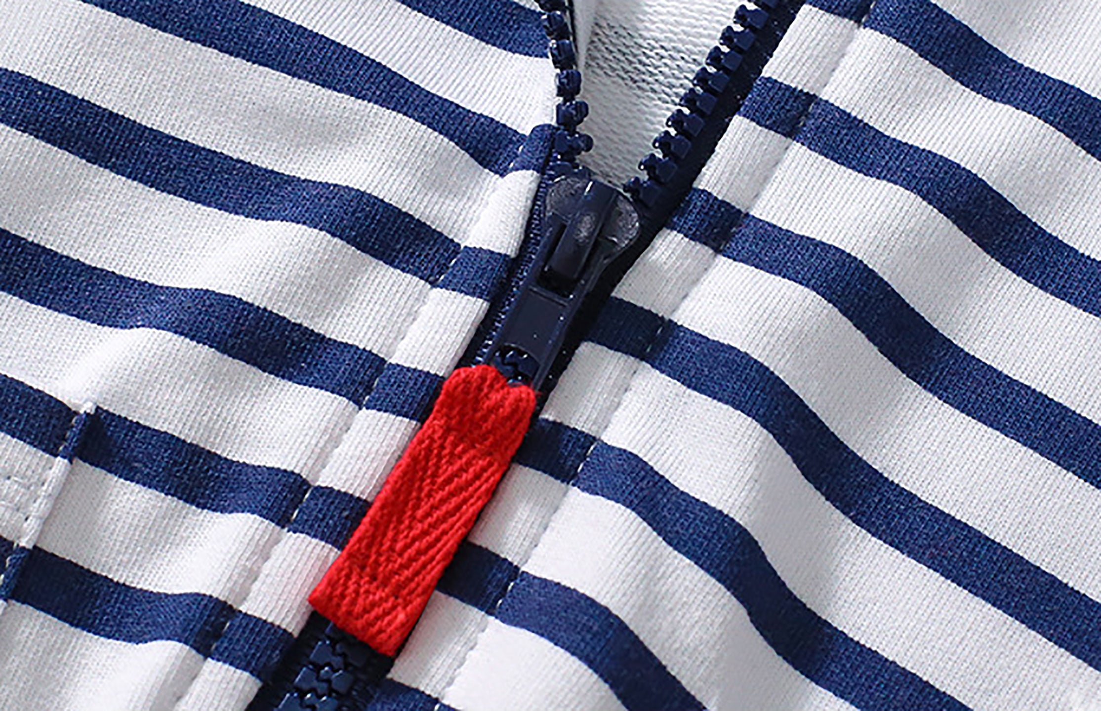 Girls Hooded Striped Lightweight Outdoor Sporty Jacket