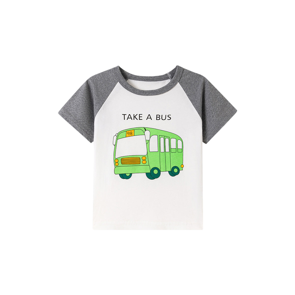 Boys Graphic Printed Round Neck Cotton T-shirt