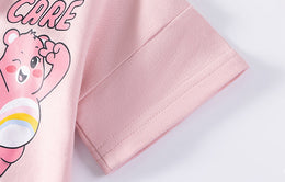 Girls Printed T-shirt Mini Dress