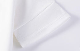 Girls Printed Ruffled T-shirt Mini Dress