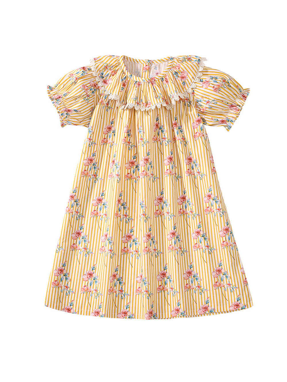 Girls Printed A-Line Dress