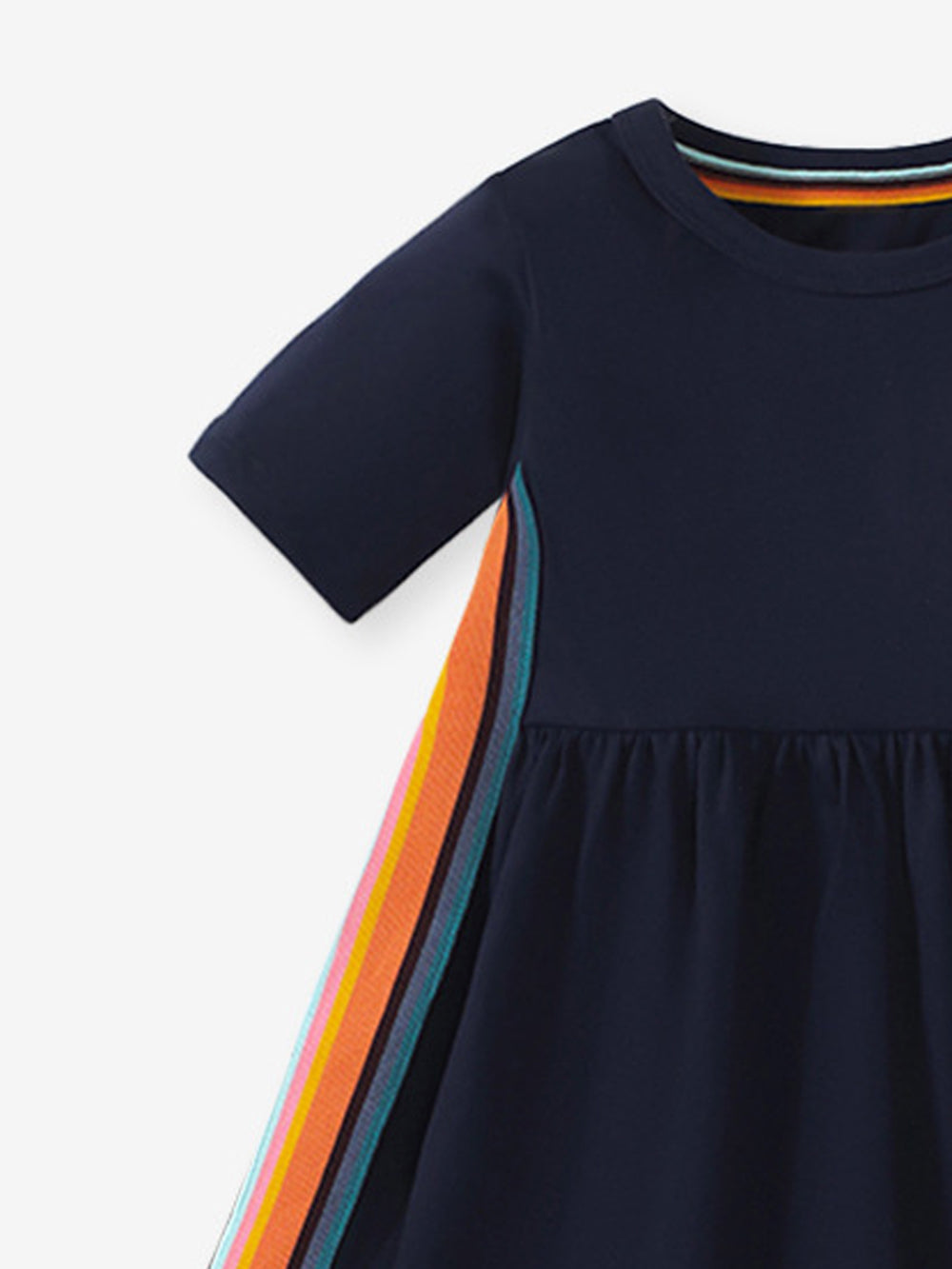 Girls Colourblocked A-Line Dress