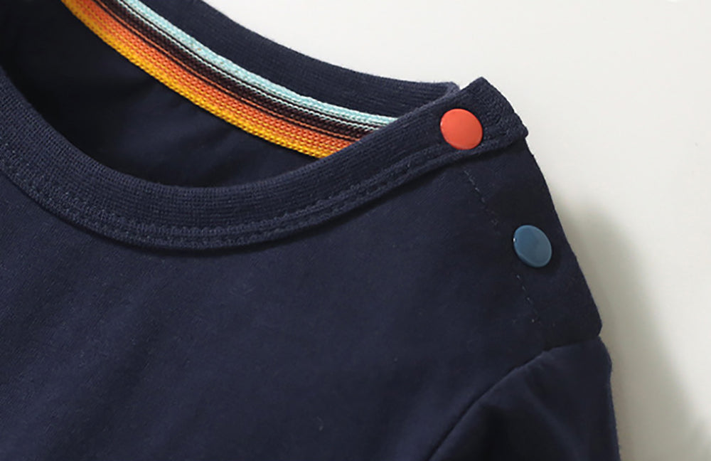 Girls Colourblocked A-Line Dress
