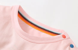 Girls Colourblocked Cotton A-Line Dress