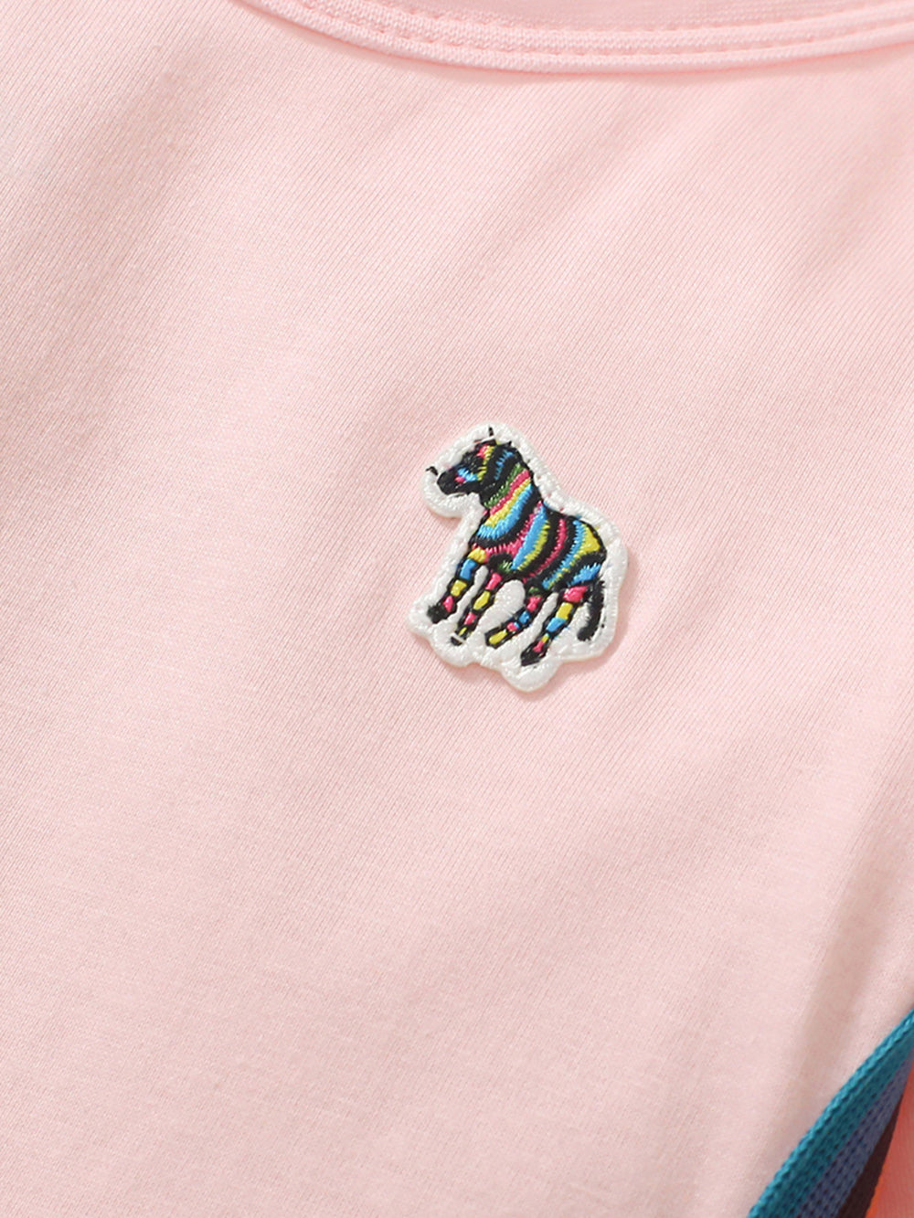 Girls Colourblocked Cotton A-Line Dress