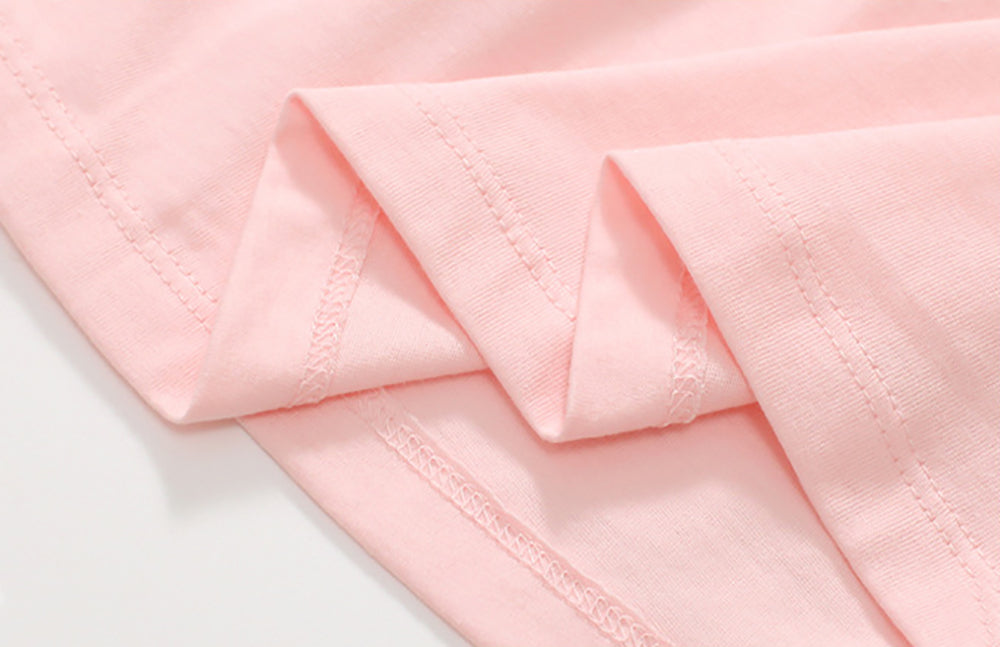 Girls Colourblocked Cotton A-Line Dress