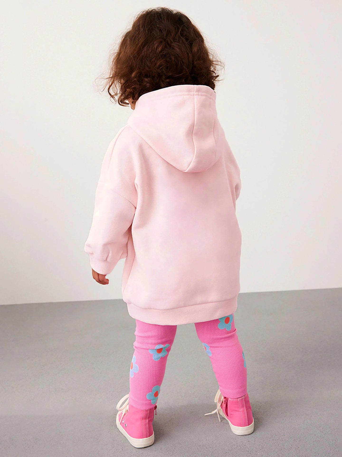 Girls Printed Pure Cotton Top with Legging