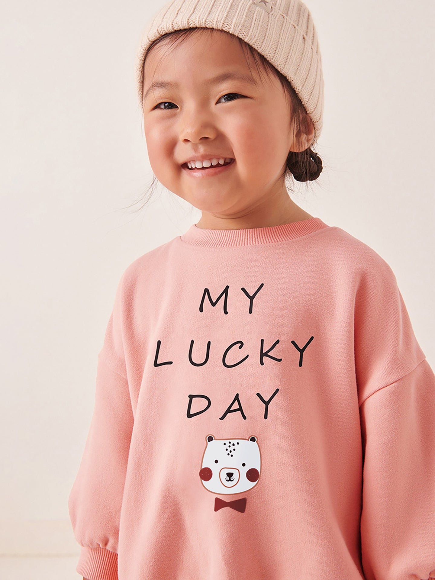 Girls Printed Pure Cotton Top With Leggings