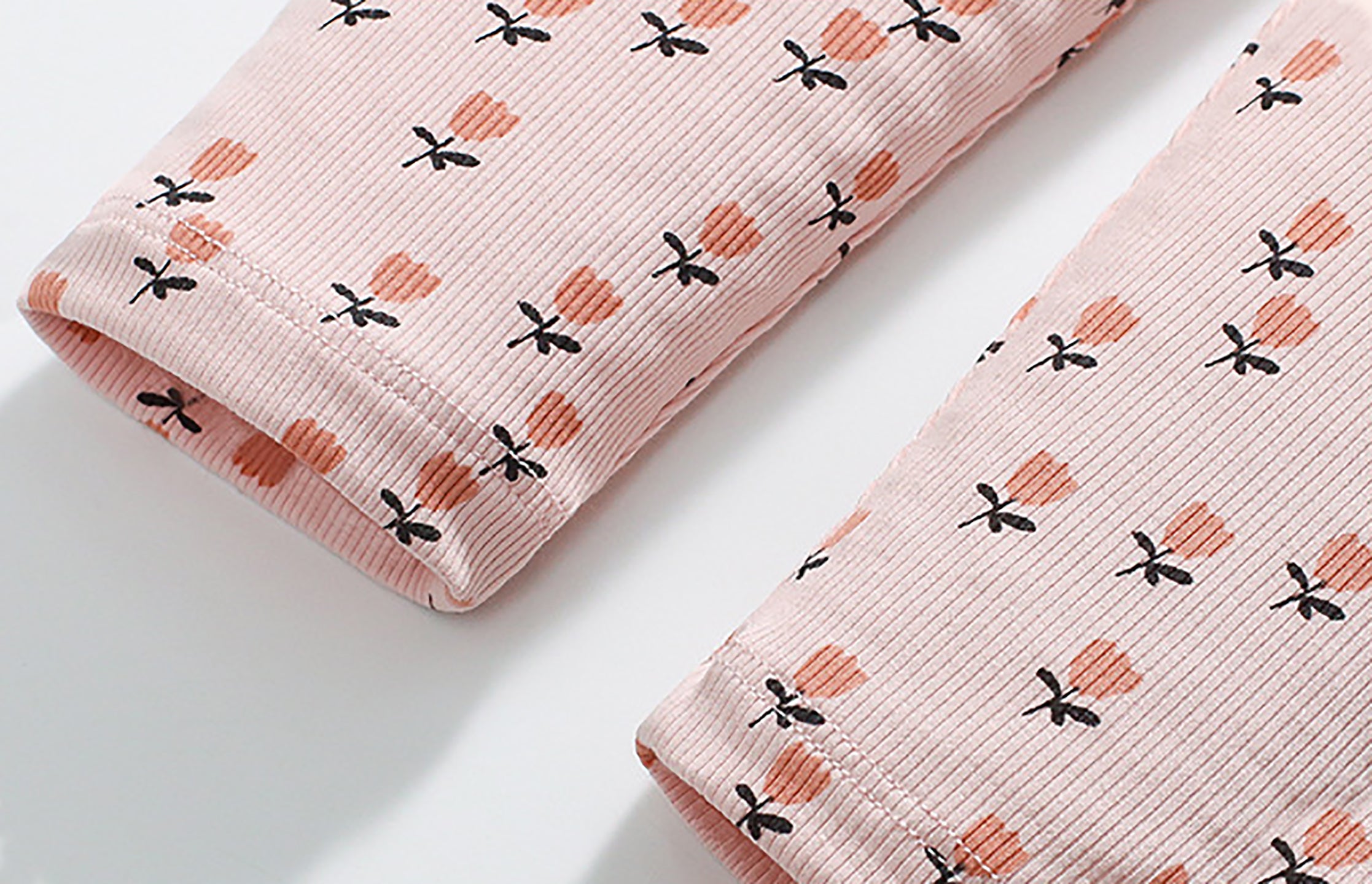 Girls Printed Pure Cotton Top With Leggings