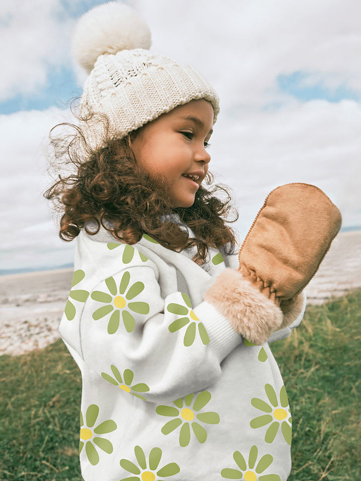 Girls Printed Pure Cotton Top with Leggings