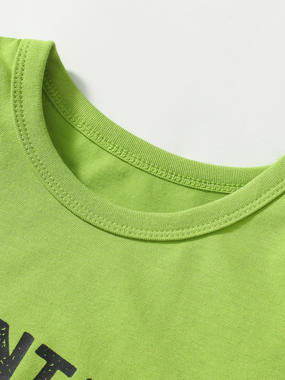 Boys Printed Round Neck T-shirt With Pyjamas