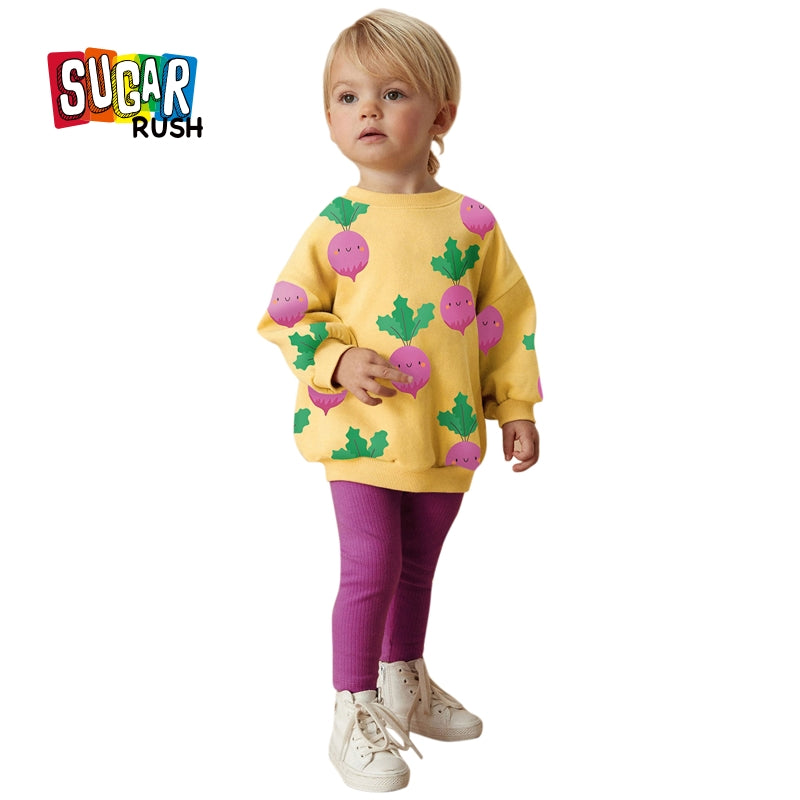 Girls Printed T-shirt with Trouser
