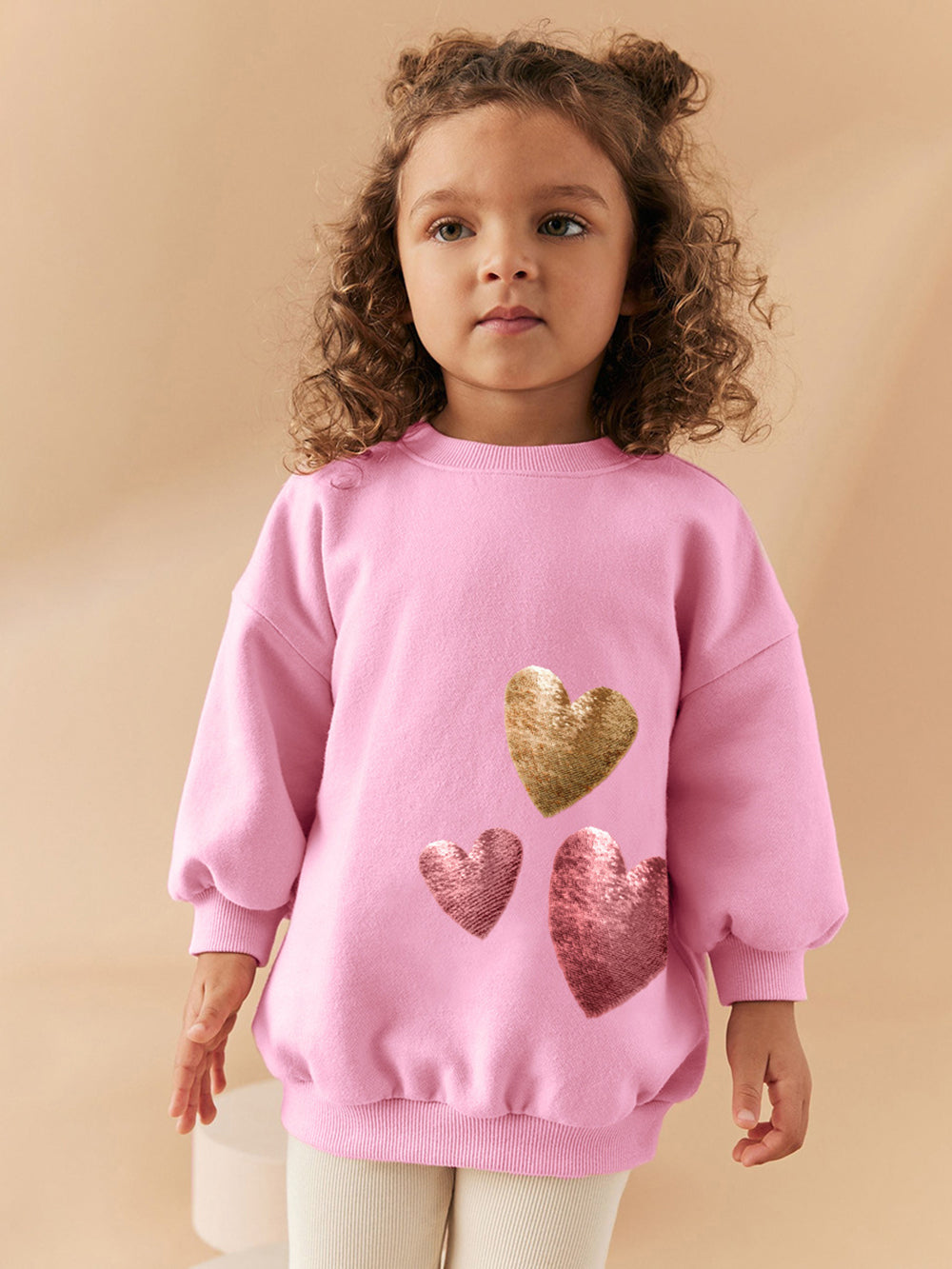 Girls Printed Sweatshirt with Trouser