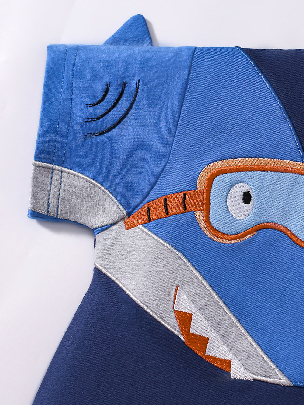 Boys Embroidered Short Sleeves T-shirt With Shorts