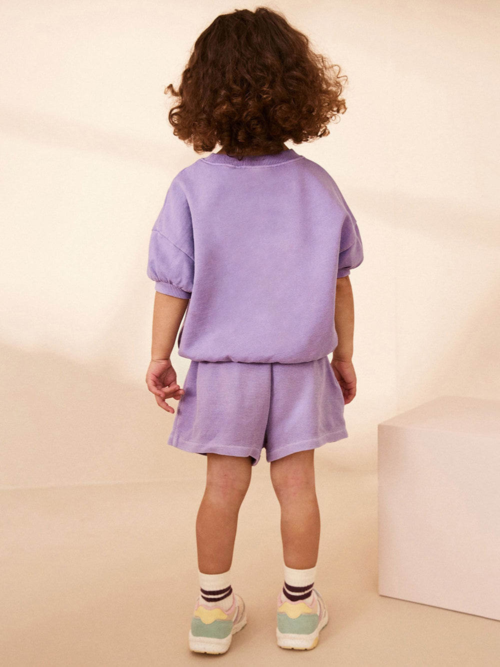 Girls Printed T-shirt With Shorts