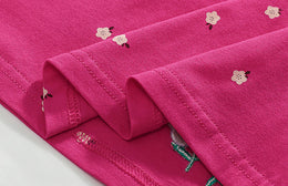 Gilrs Polka Dot Printed Fit & Flared Midi Dress