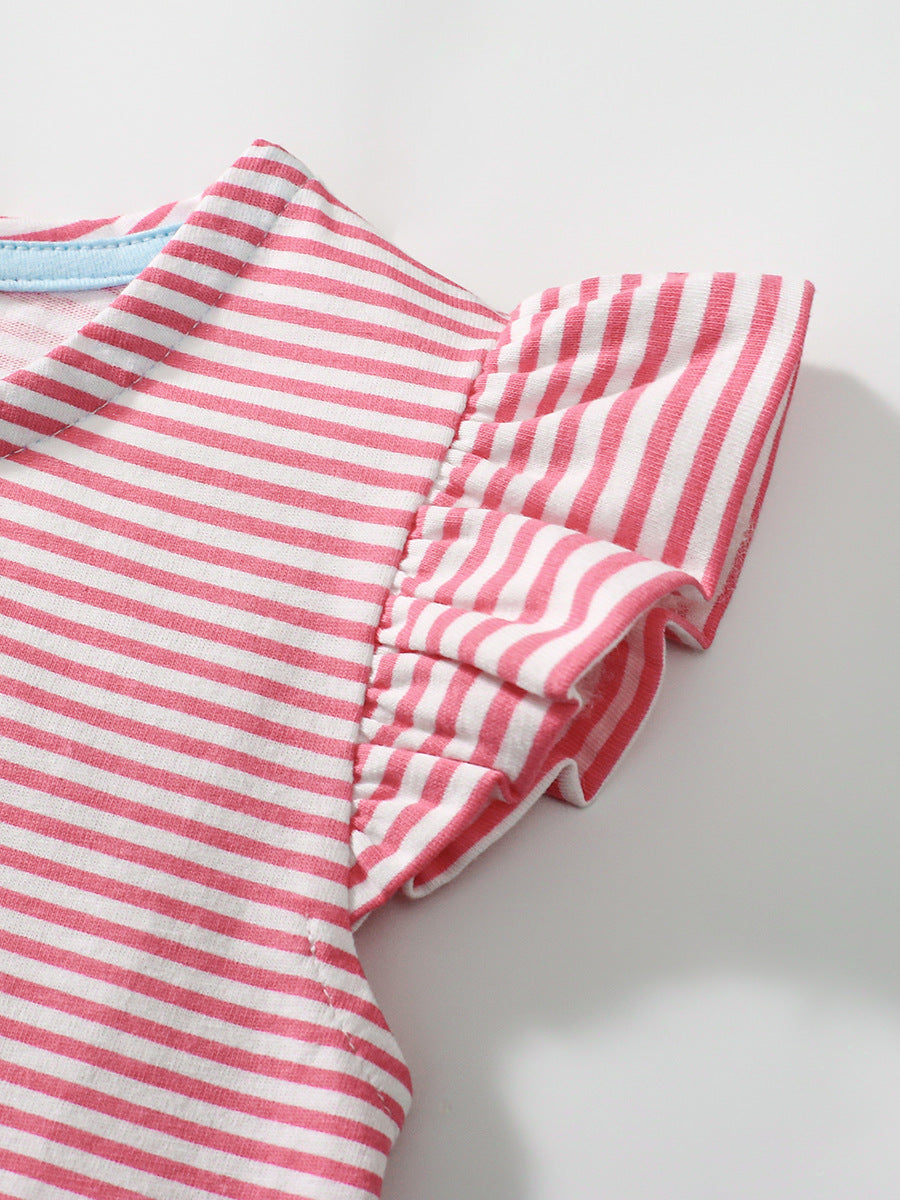 Striped A-Line Dress