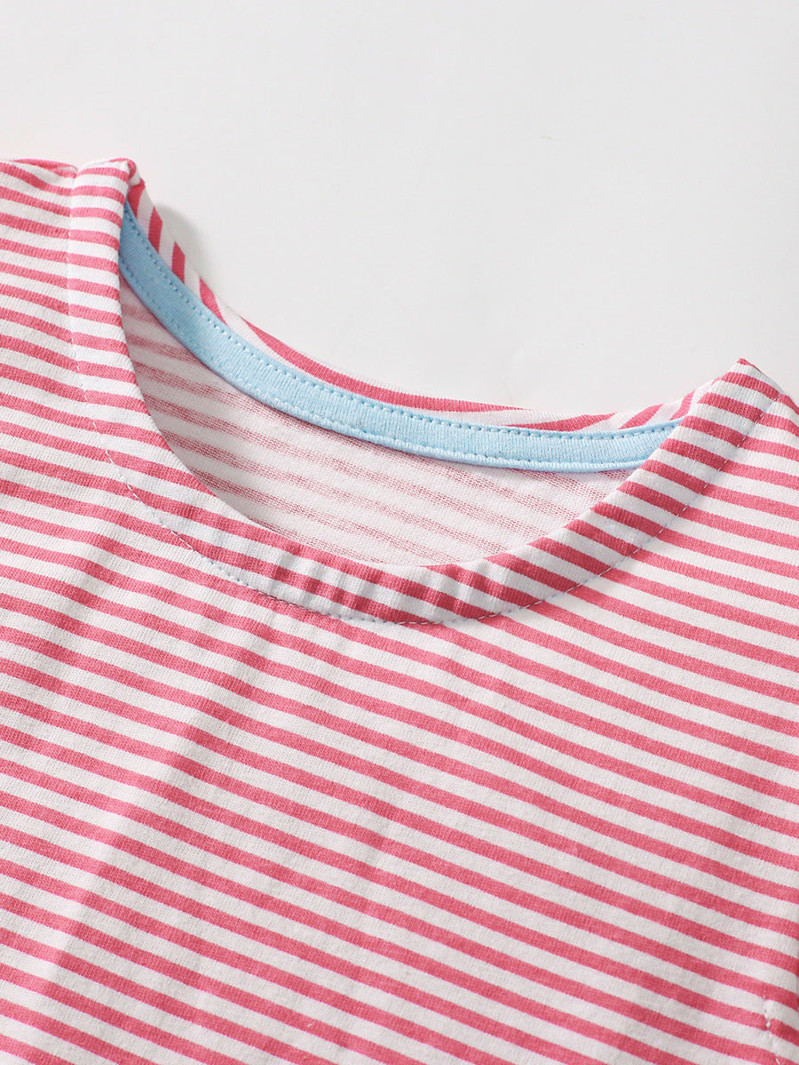 Striped A-Line Dress
