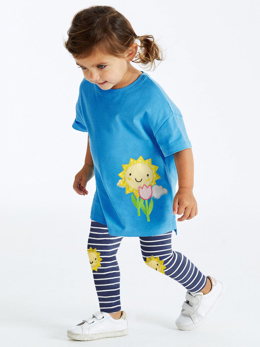 Girls Top with Trousers