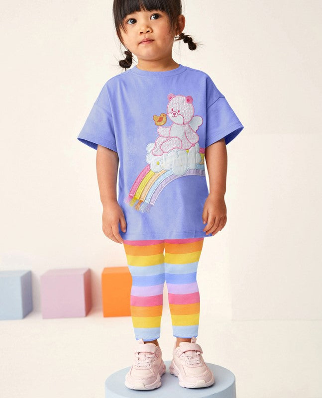 Girls T-shirt with Trousers