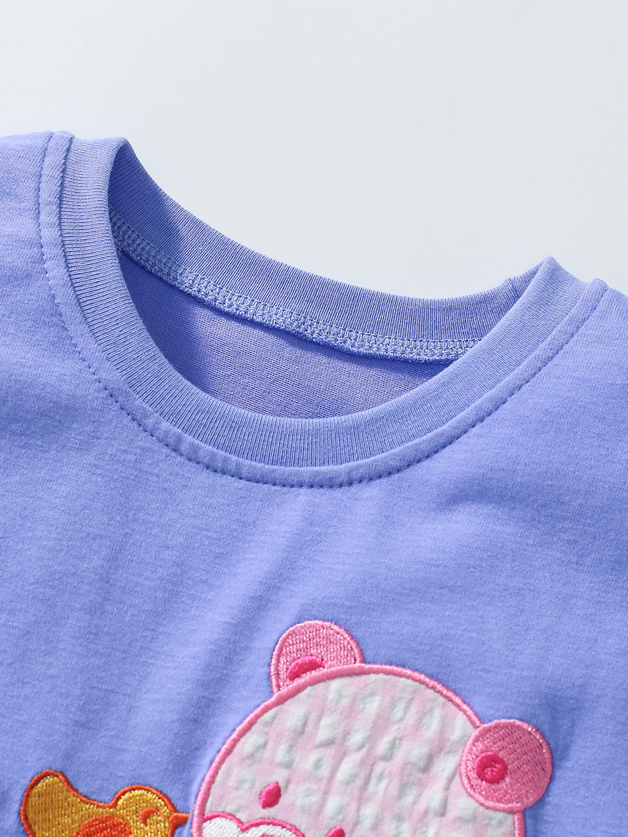 Girls T-shirt with Trousers
