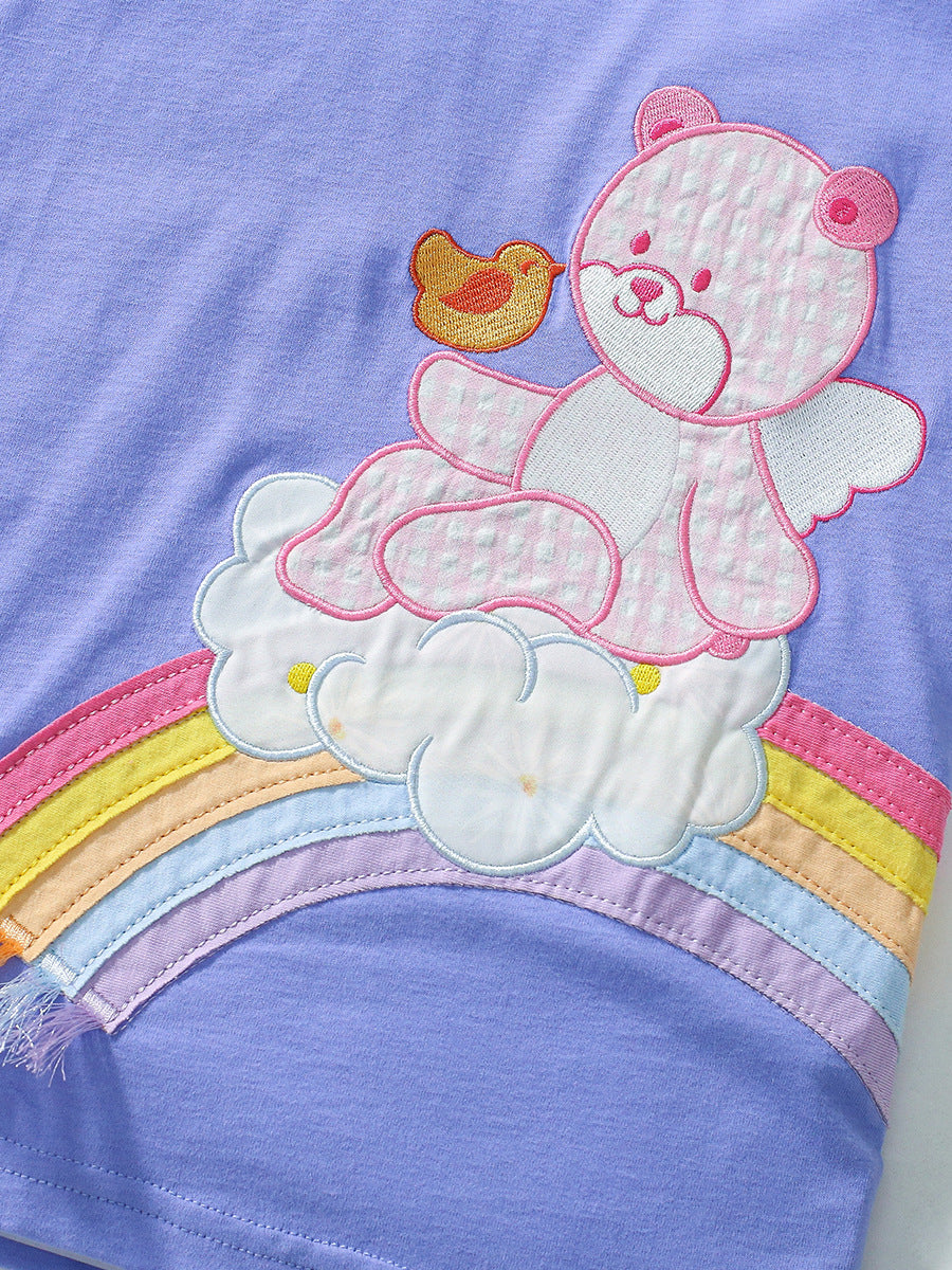 Girls T-shirt with Trousers