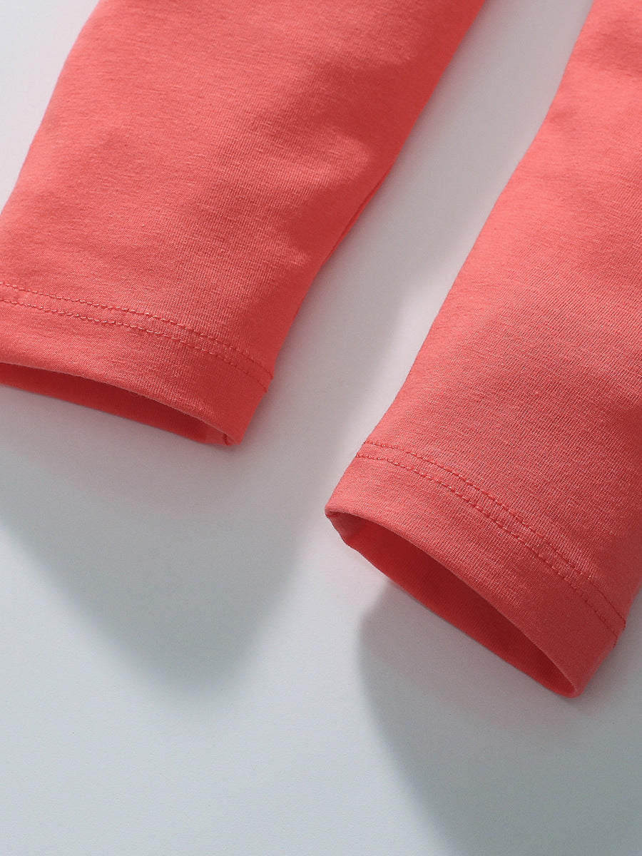Girls Red Top with Leggings
