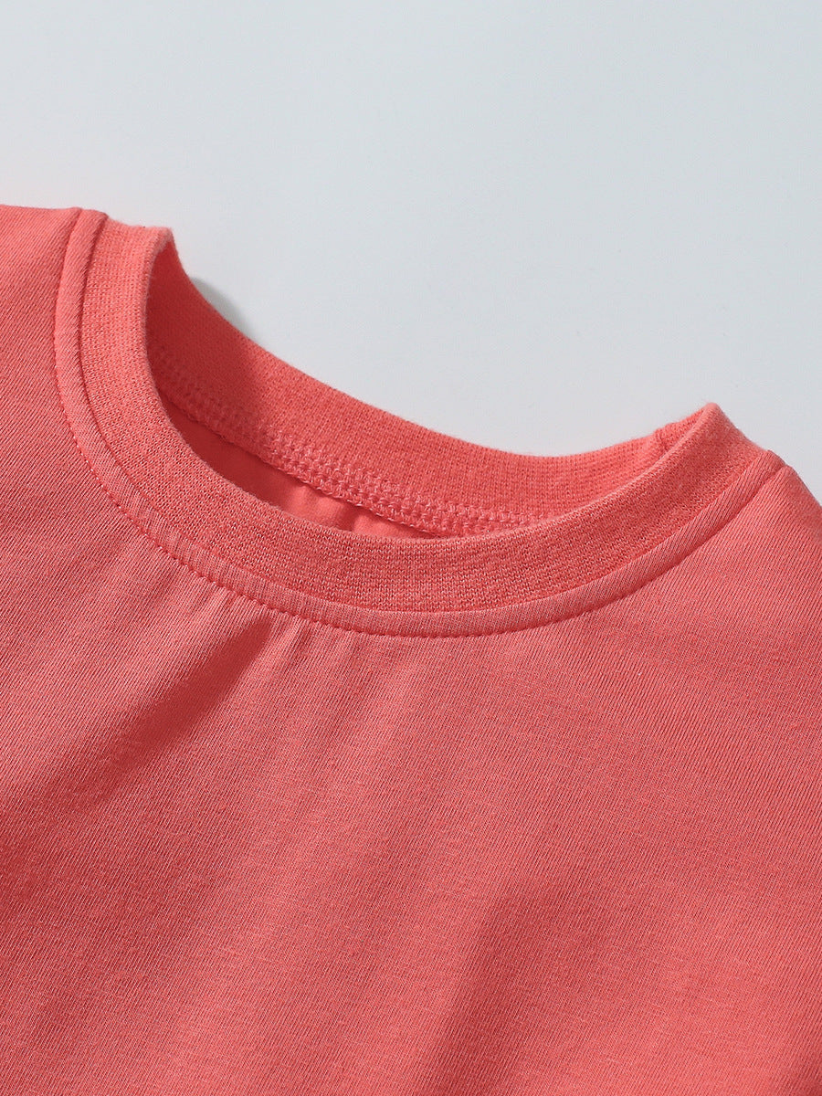 Girls Red Top with Leggings