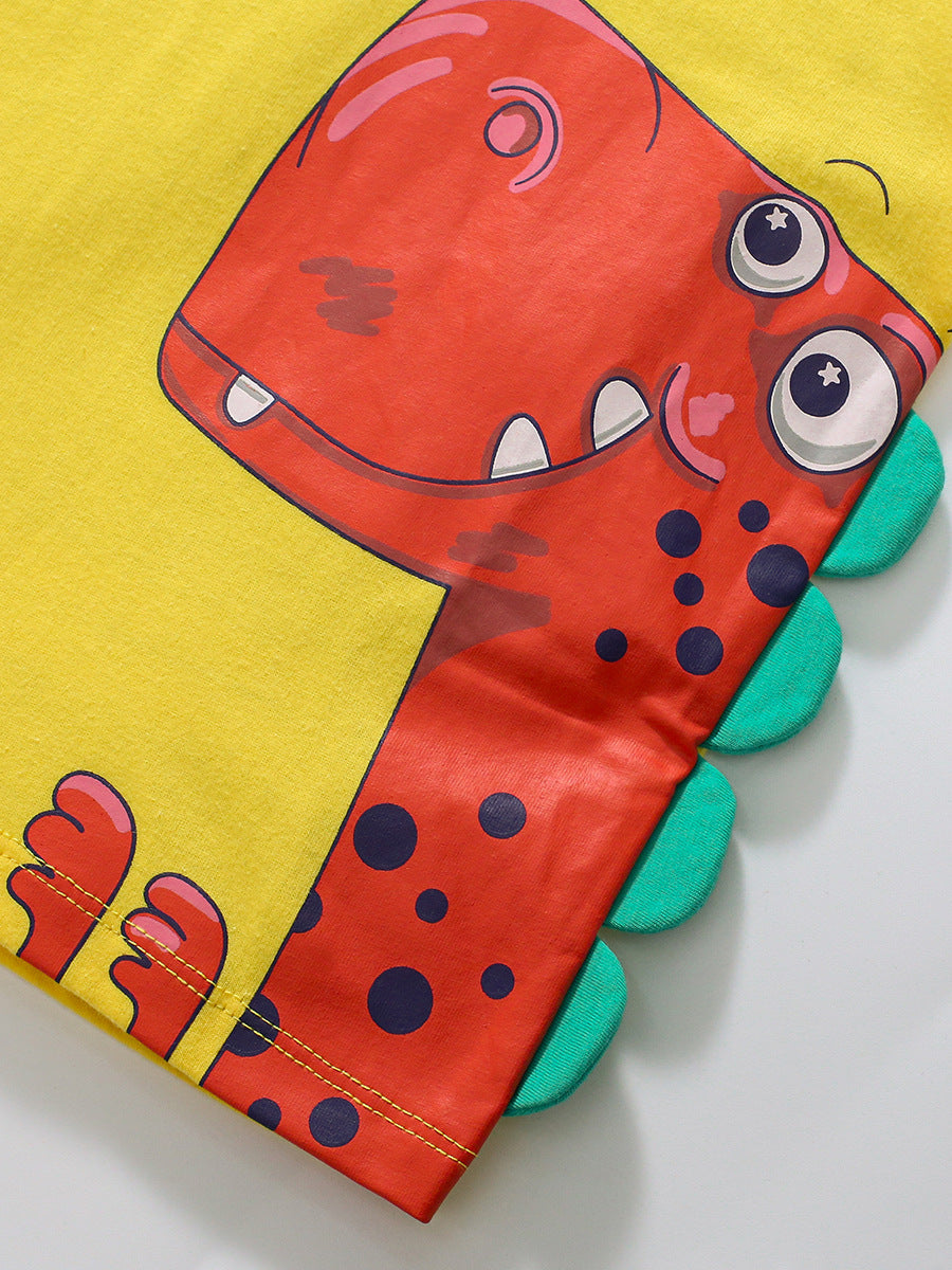 Kids Graphic Printed Cotton T-shirt