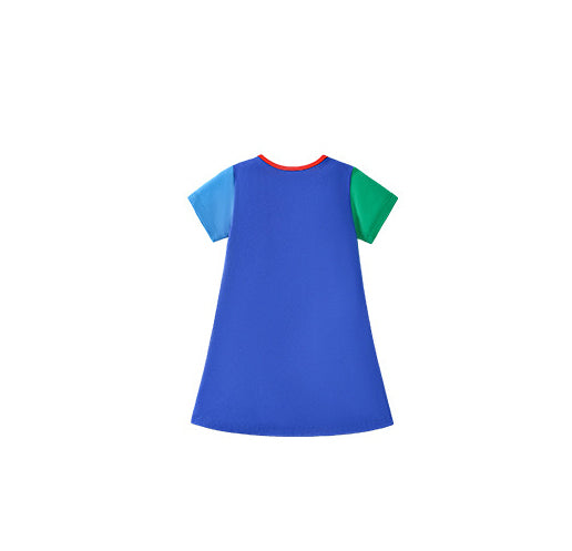 Solid Fit and Flare Dress