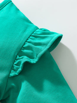 Embroidered A-Line Midi Dress