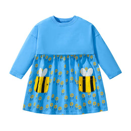 Gilrs Printed Fit & Flared Midi Dress