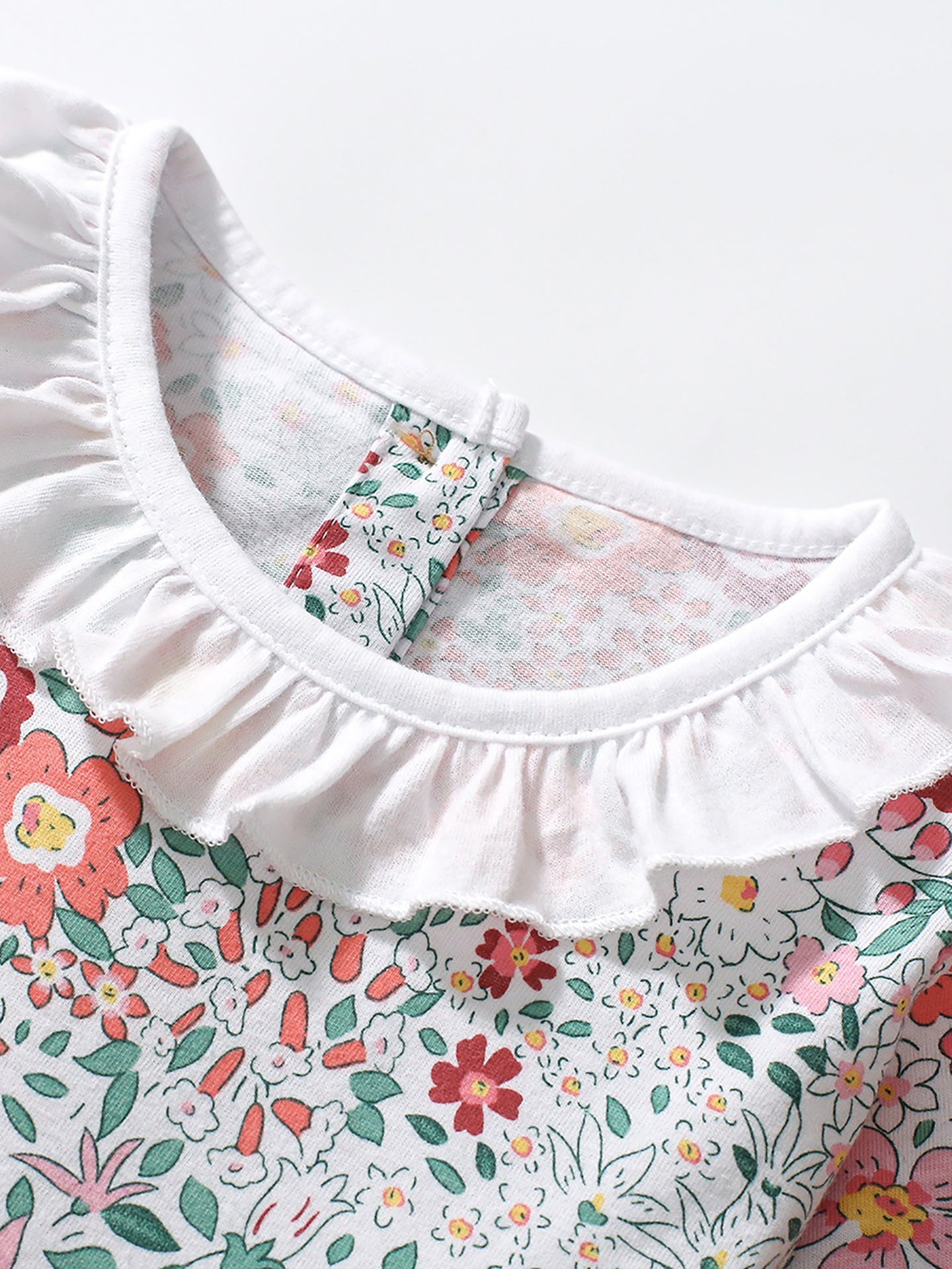 Girls Floral Printed A-Line Midi Dress