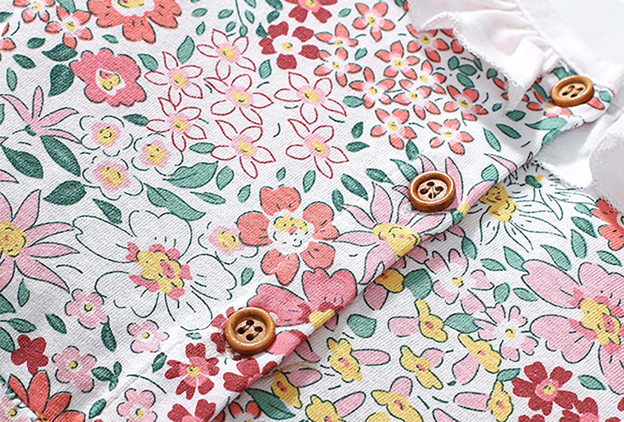 Girls Floral Printed A-Line Midi Dress