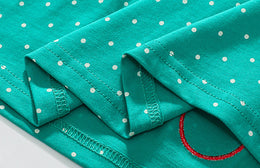 Gilrs Polka Dot Printed Fit & Flared Midi Dress