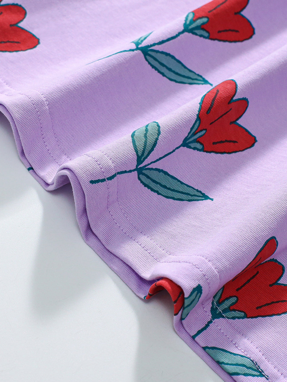 Girls Floral Printed A-Line Dress