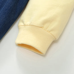 Blue Cotton Denim A-Line Dress