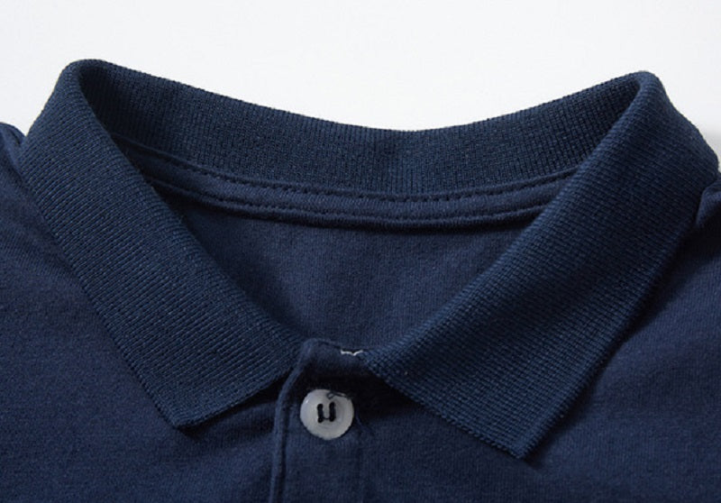 Girls Cotton Shirt Collar Layered T-shirt Dress