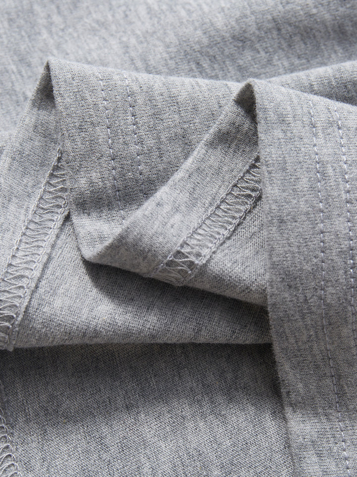 Grey Girls Cotton A-Line Dress