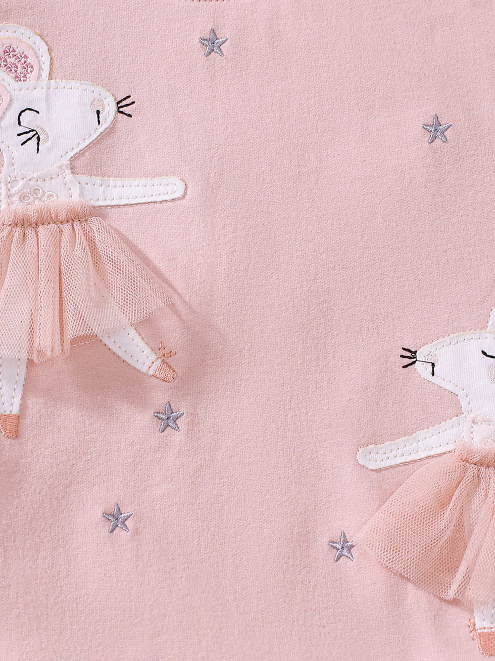 Girls Embroidered Drop-Waist Cotton Dress
