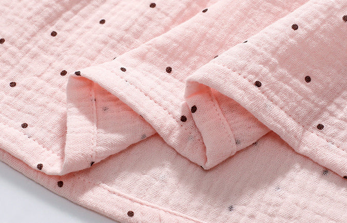 Polka Dot Colourblocked A-Line Dress