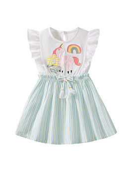 Print Fit & Flare Dress